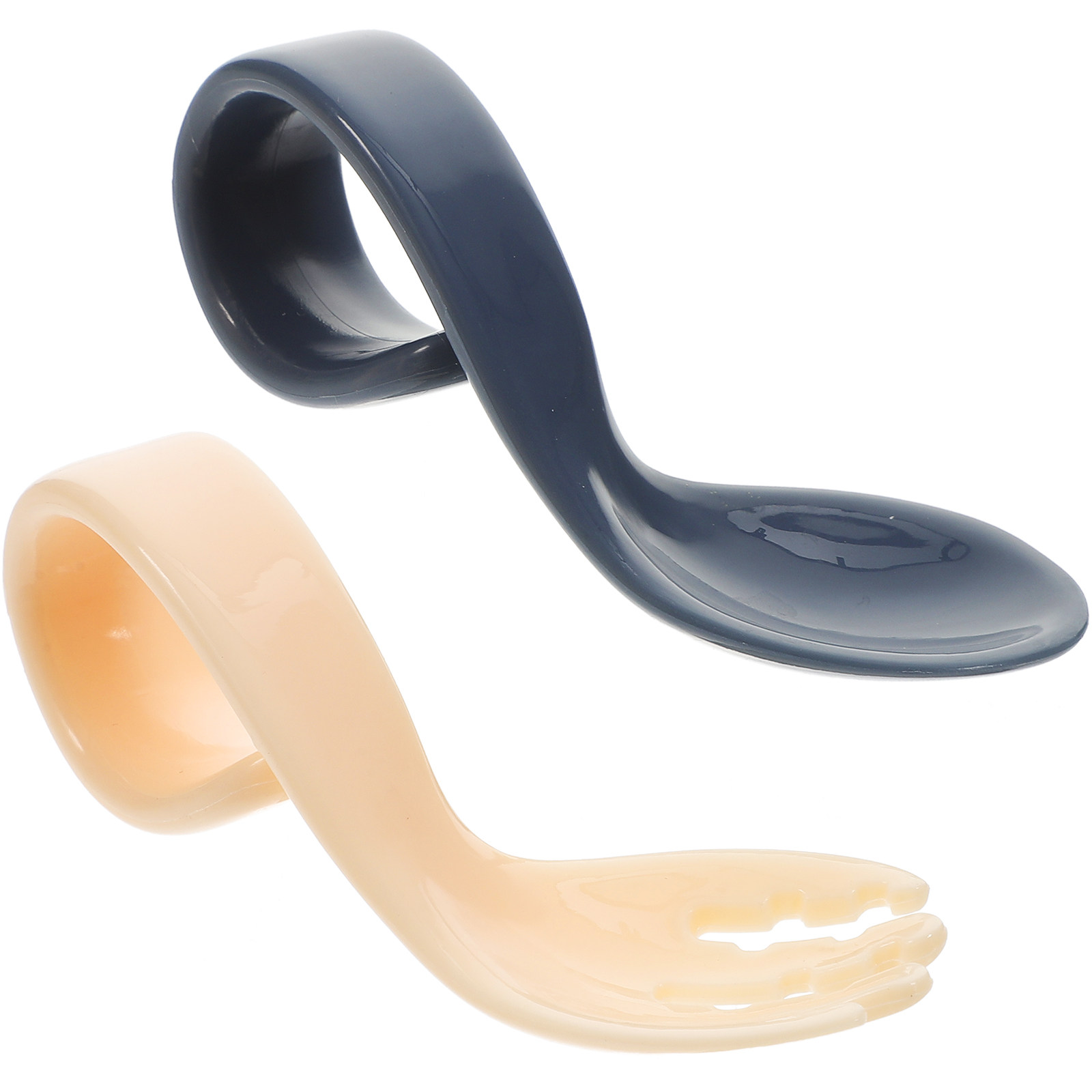 Baby Food Under 1 Year - 1 Set Kavisli Bebek Kaşık Çatal