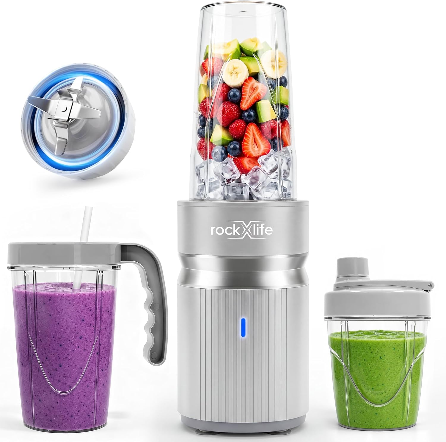 Baby Food With Protein - Çok Yönlü 1000W Taşınabilir Blender, Smoothie'ler,