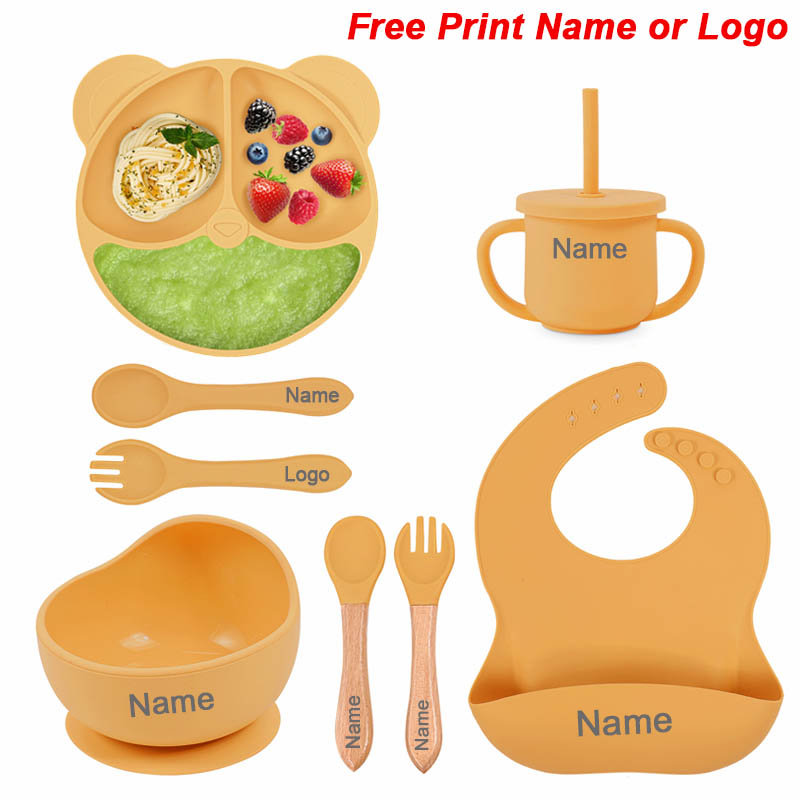 Baby Food Equipment - Besleme Seti Silikon Bebek Enayi Kase