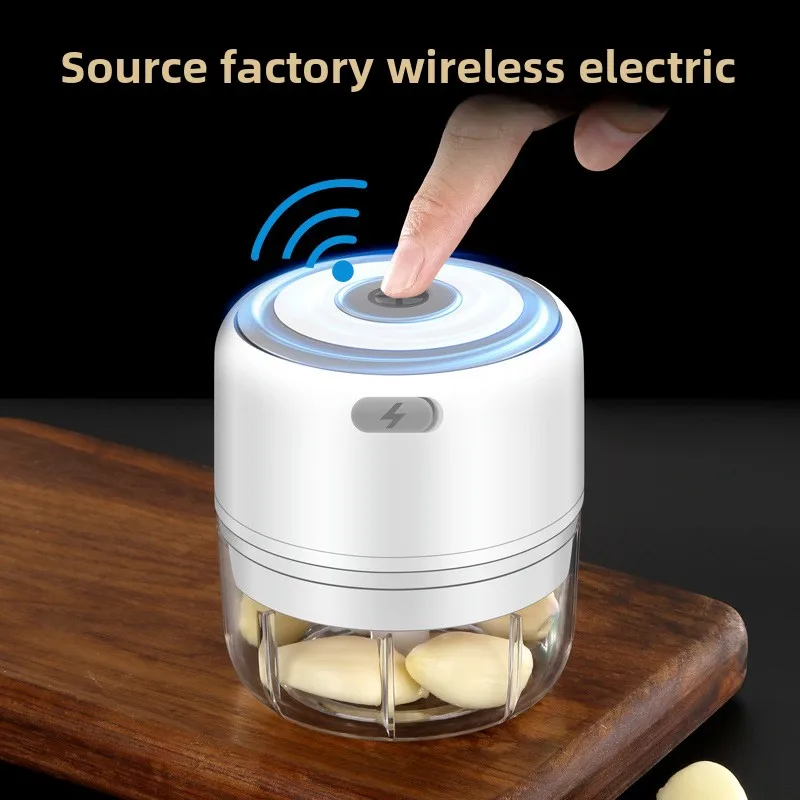 Baby Food Equipment - Elektrikli Mini Sarımsak Doğrayıcı 100/250ML USB