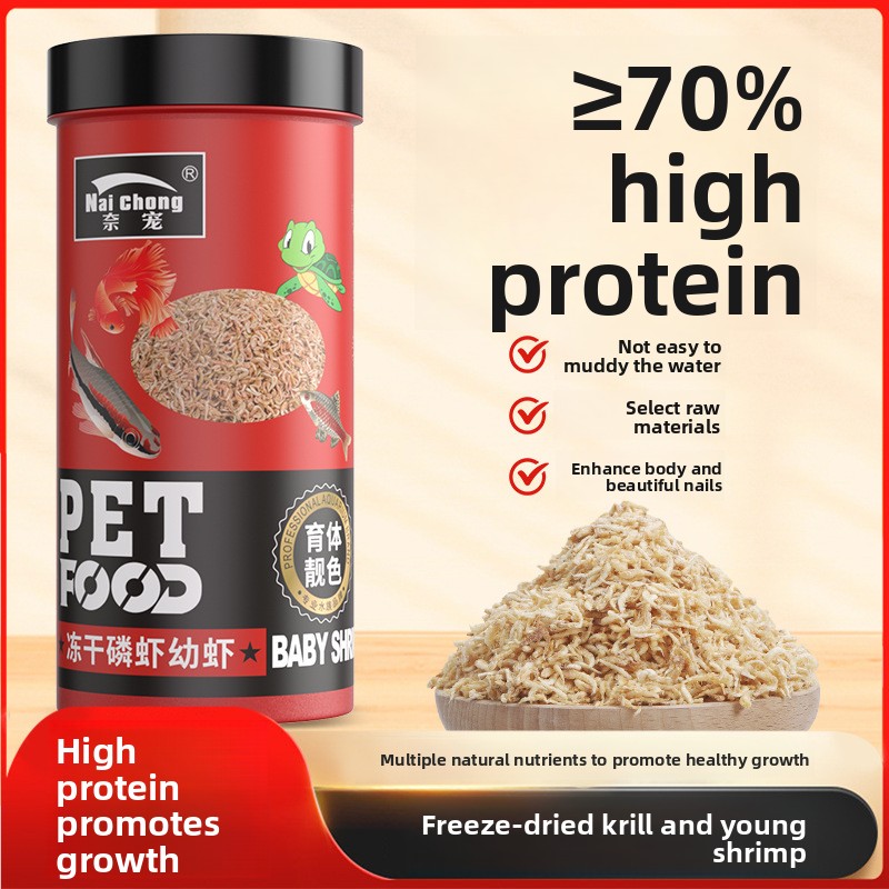 Baby Food With Protein - Naichong Dondurarak Kurutulmuş Antarktika Krili -