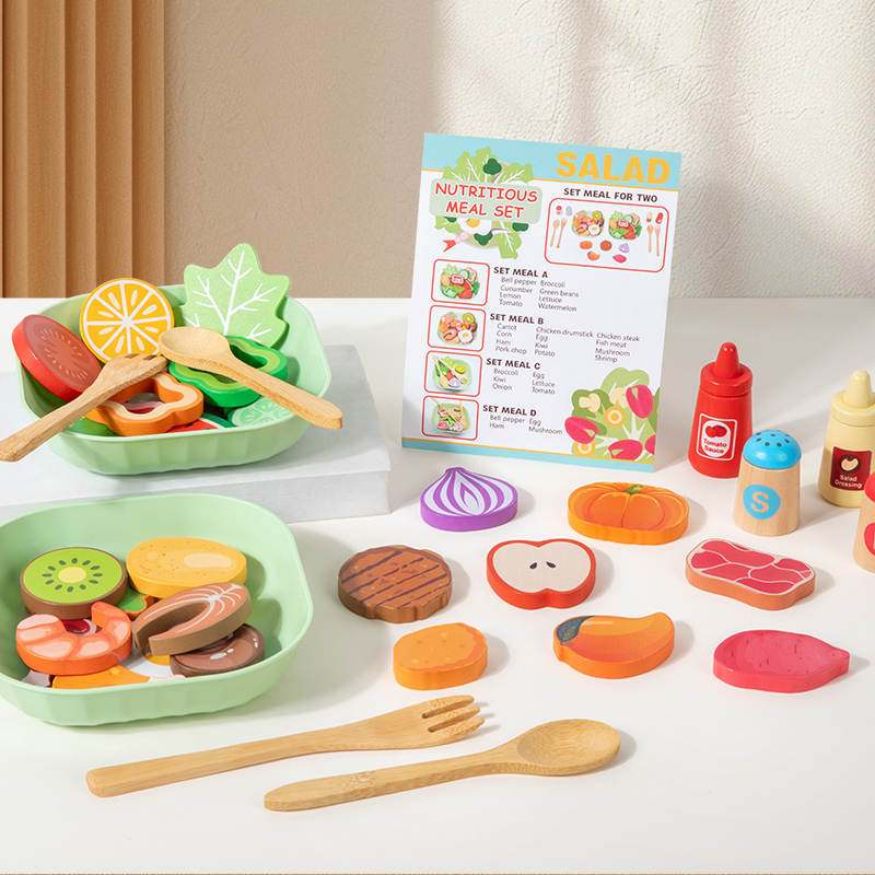 Ahşap Simülasyon Salata Taklit - Baby Food Under 1 Year incelemesi ve fiyatı