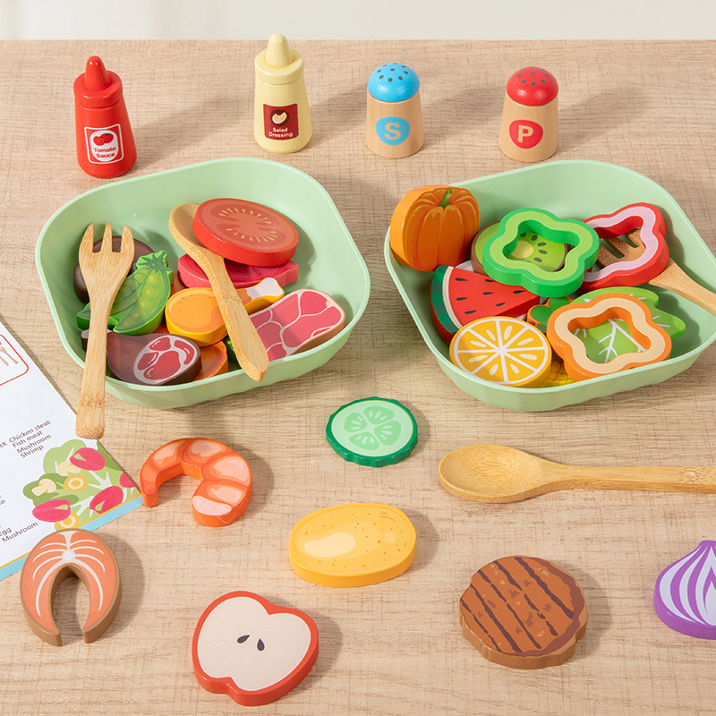 Ahşap Simülasyon Salata Taklit - Baby Food Under 1 Year incelemesi ve fiyatı