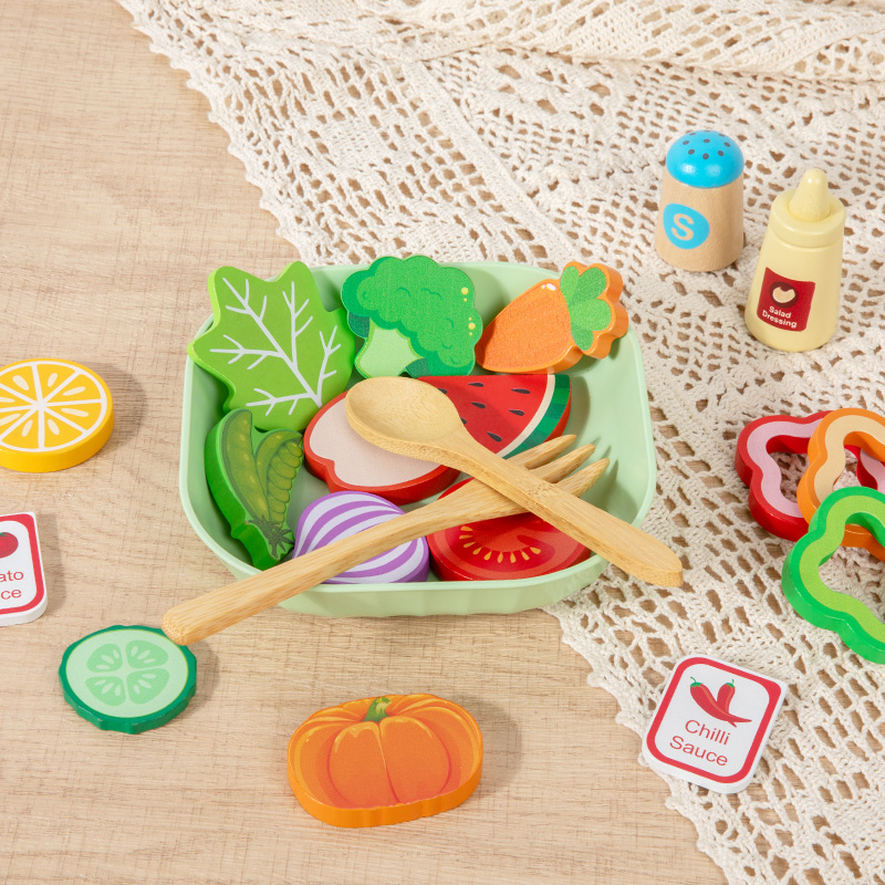 Ahşap Simülasyon Salata Taklit - Baby Food Under 1 Year incelemesi ve fiyatı