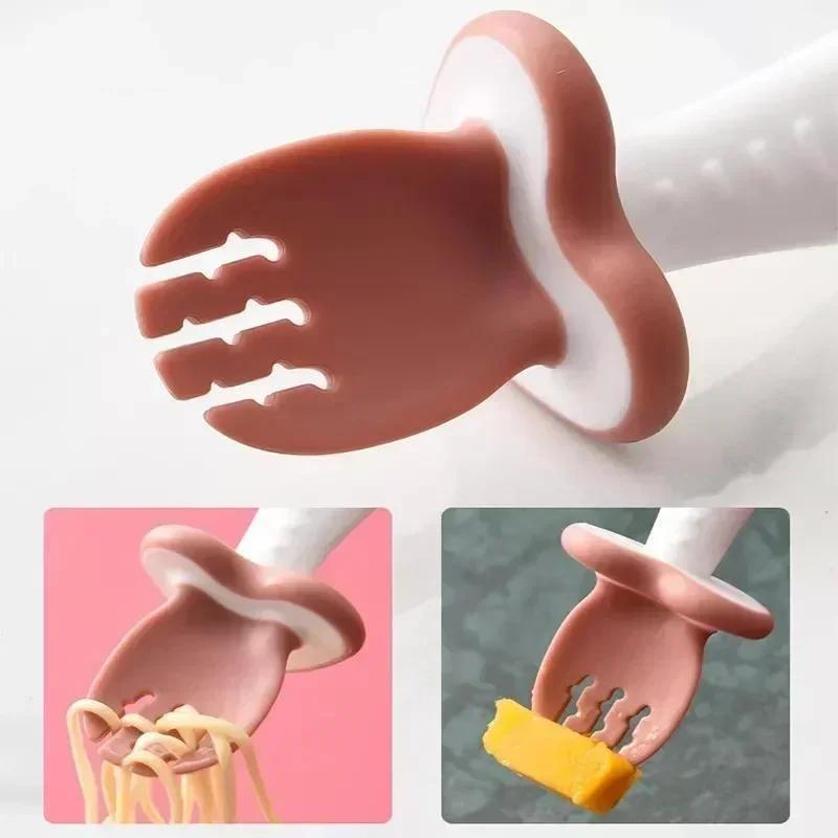 Bebek Kaşık Çatal Silikon çocu - Baby Food Feeder incelemesi ve fiyatı