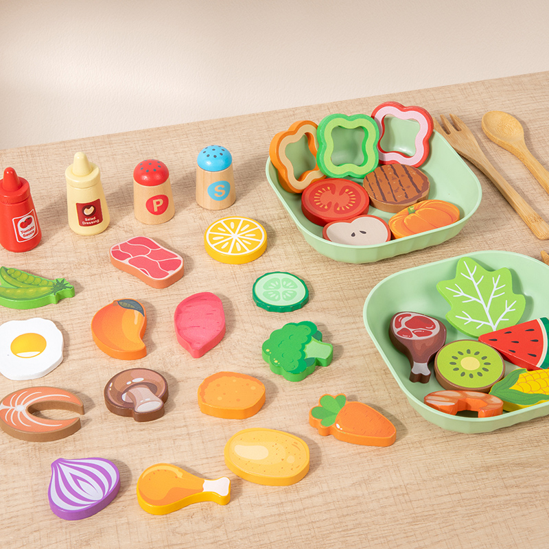 Ahşap Simülasyon Salata Taklit - Baby Food Under 1 Year incelemesi ve fiyatı