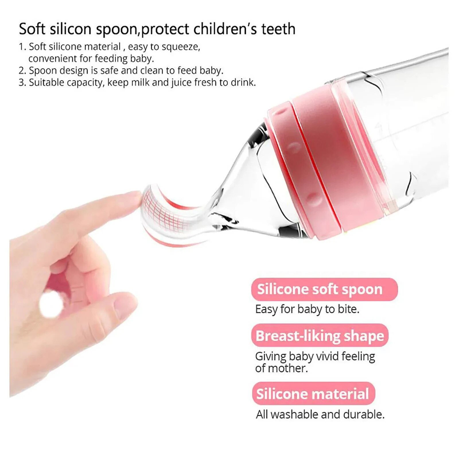 Depresinlenebilir Silikon Şişe - Baby Food Feeder incelemesi ve fiyatı
