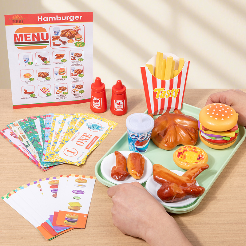 Ahşap Fast Food Mutfak Oyuncak - Baby Food Under 1 Year incelemesi ve fiyatı
