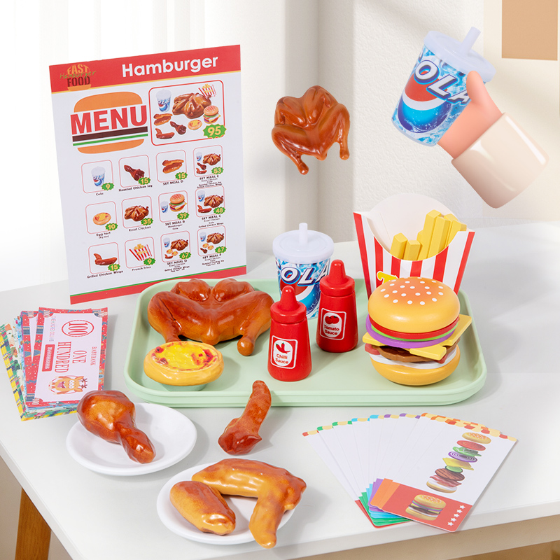 Ahşap Fast Food Mutfak Oyuncak - Baby Food Under 1 Year incelemesi ve fiyatı