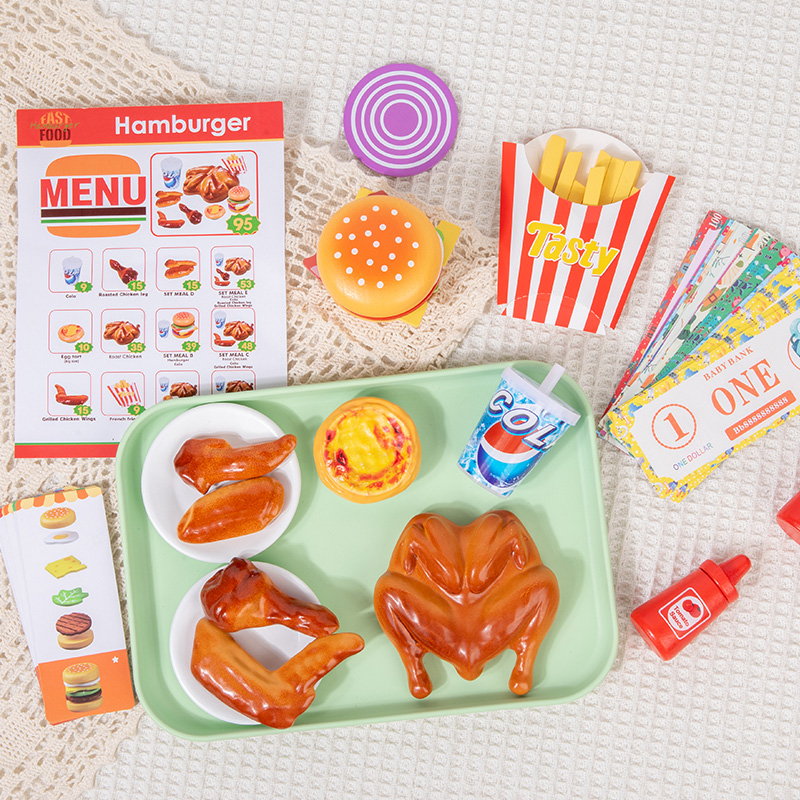 Ahşap Fast Food Mutfak Oyuncak - Baby Food Under 1 Year incelemesi ve fiyatı
