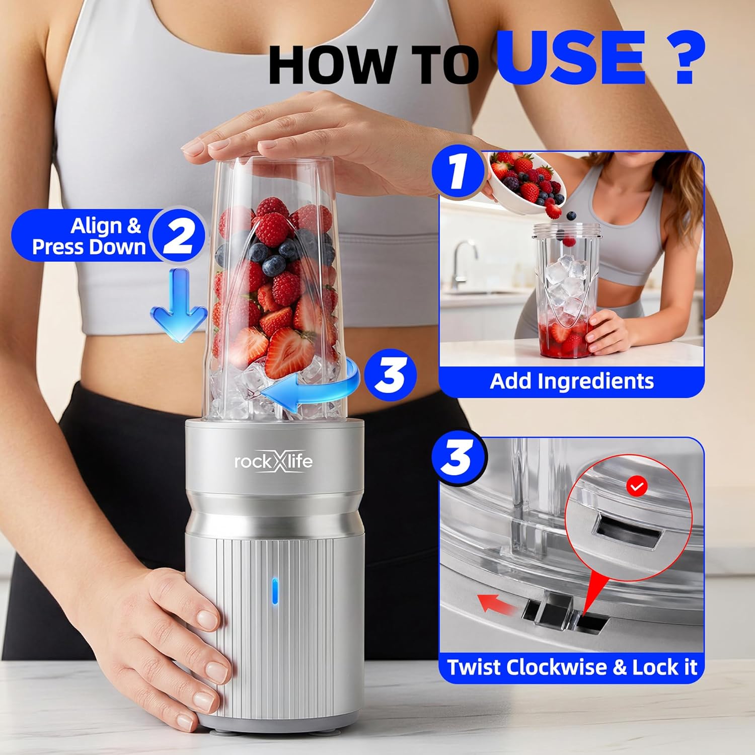 Çok Yönlü 1000W Taşınabilir Bl - Baby Food With Protein incelemesi ve fiyatı