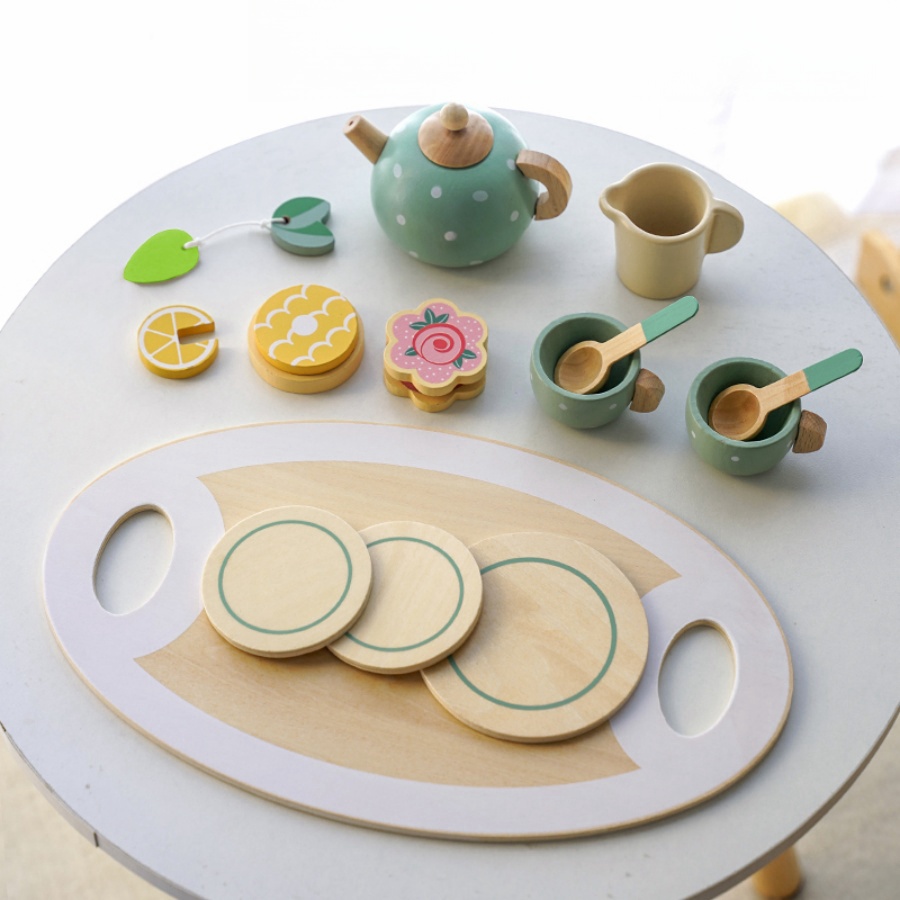 Küçük kızlar için ahşap çay se - Baby Food Under 1 Year incelemesi ve fiyatı