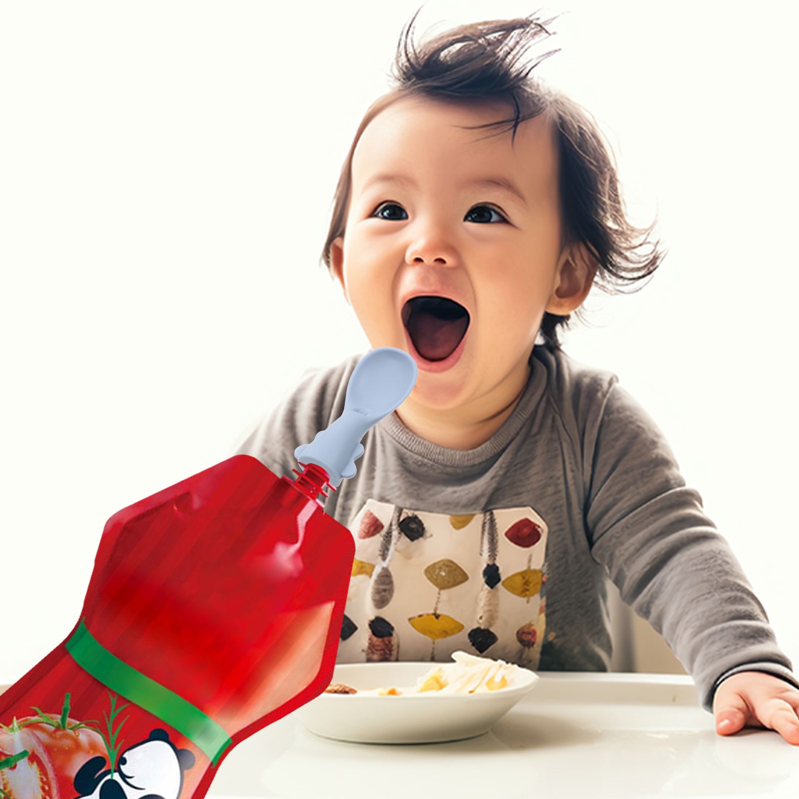 4 Adet Bebek Çantası Kaşık Set - Baby Food Pouches 1 Year Old incelemesi ve fiyatı